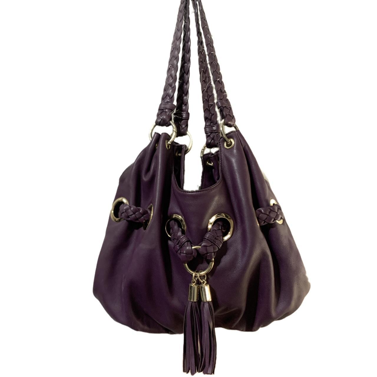 Michael kors deals large handbag purple