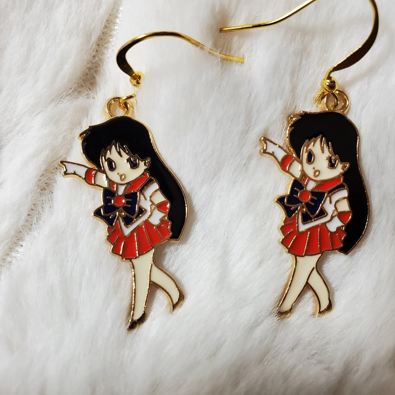 Sailor moon Sailor Mars earrings #sailormoon #anime - Depop