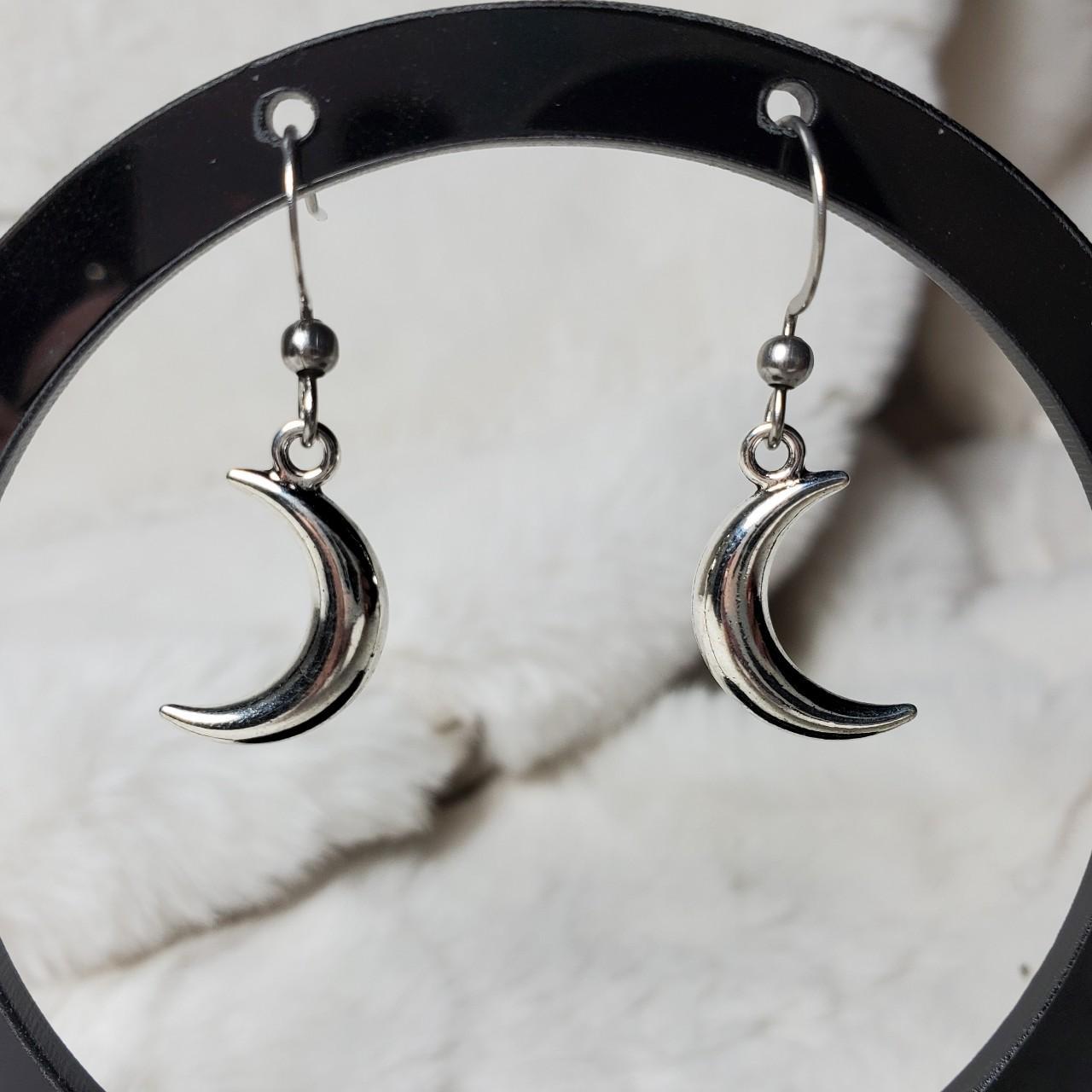 Product Image 1 - Crescent moon earrings. 

These charms
