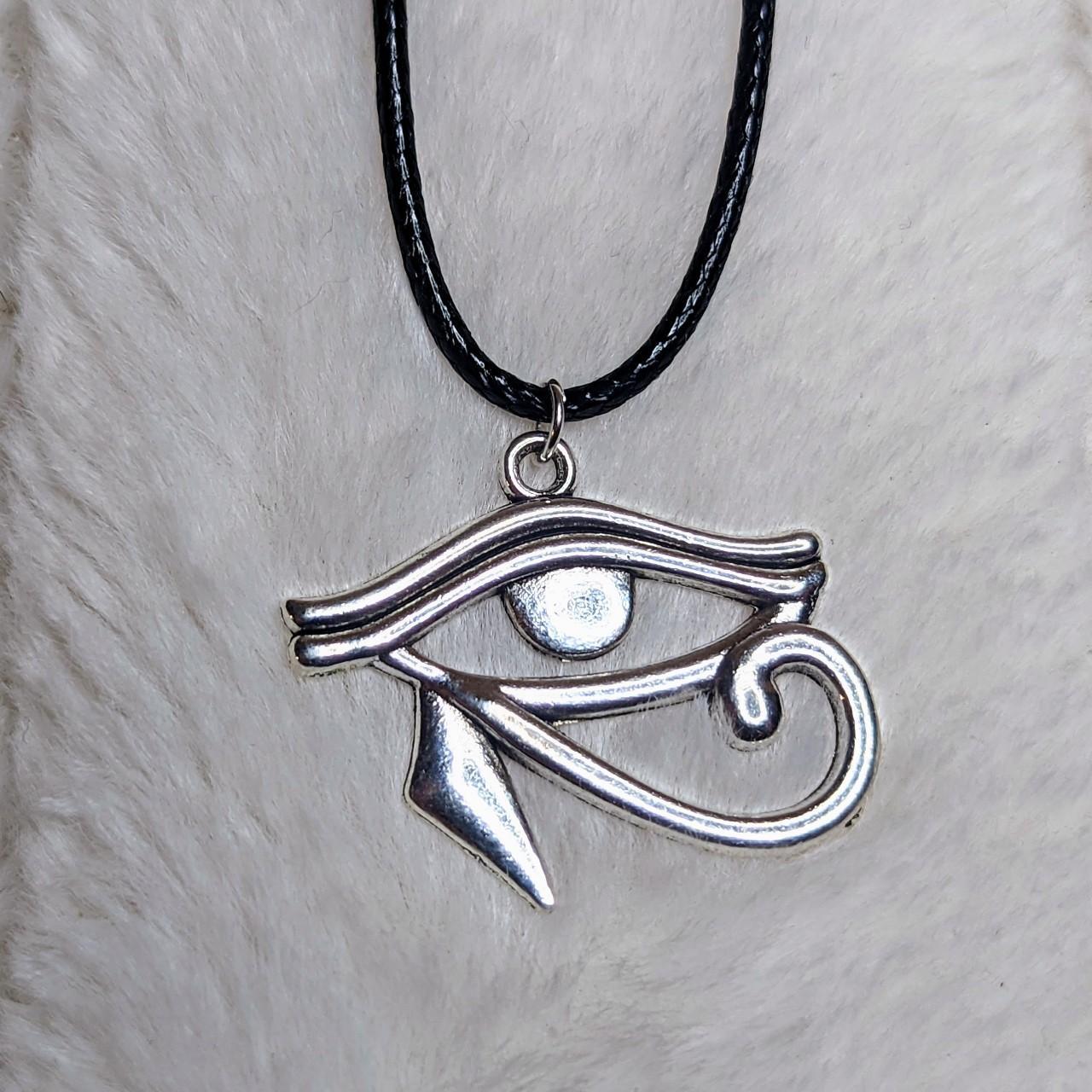 Eye Of Horus Charm Necklace Comes On A 17 5 Inch Depop