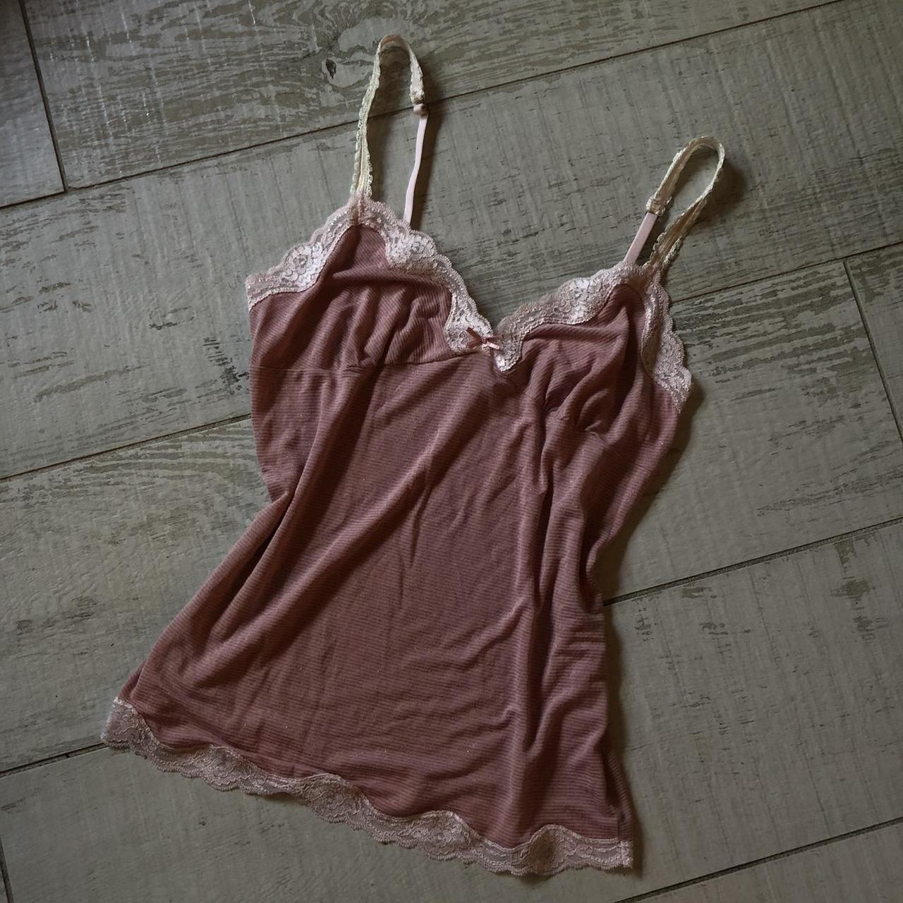 Gorgeous Victorias Secret Pink Lace Cami With Depop