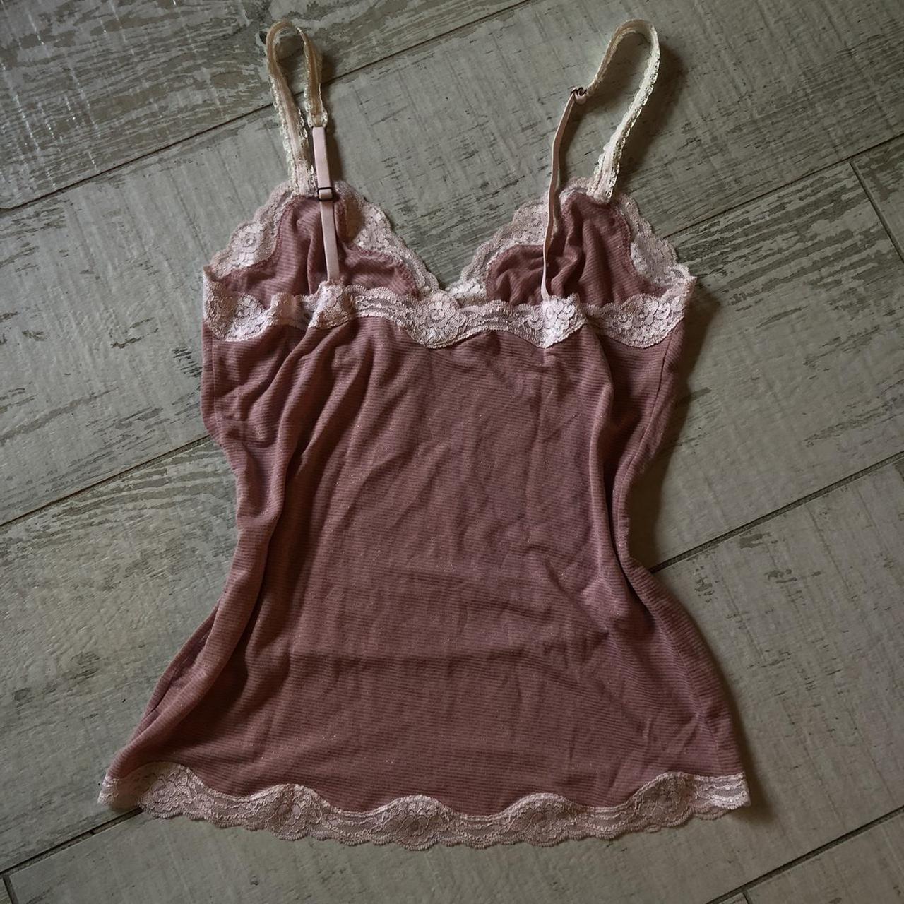 Gorgeous Victorias Secret Pink Lace Cami With Depop