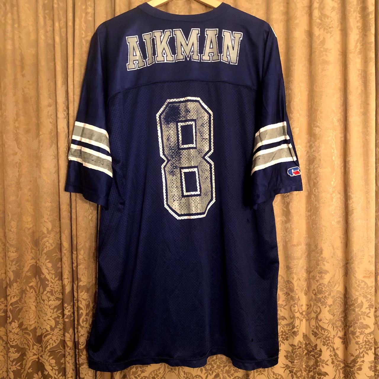 Vintage Russell Athletic Troy Aikman jersey  - Depop