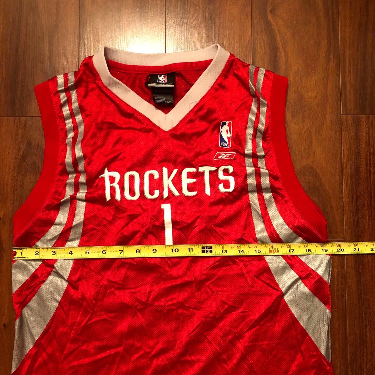 Vintage Tracy McGrady Houston Rockets NBA Basketball - Depop