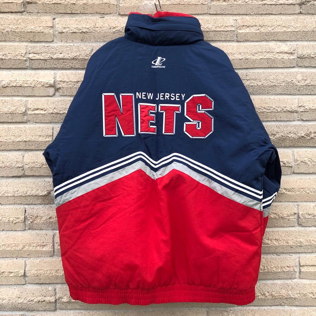 Vintage 90s New Jersey Nets, Brooklyn nets NBA logo... Depop