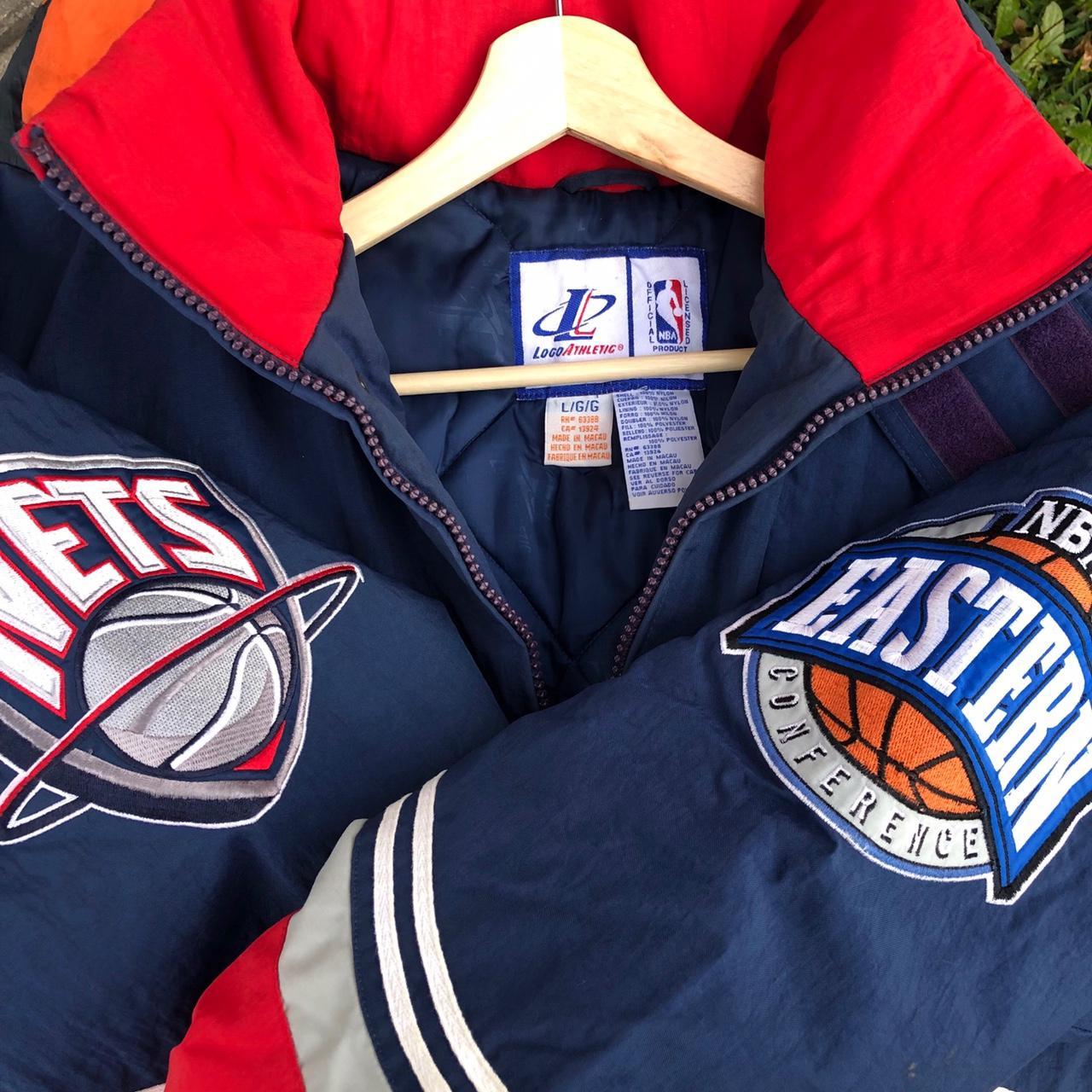 Vintage 90s New Jersey Nets, Brooklyn nets NBA logo... Depop