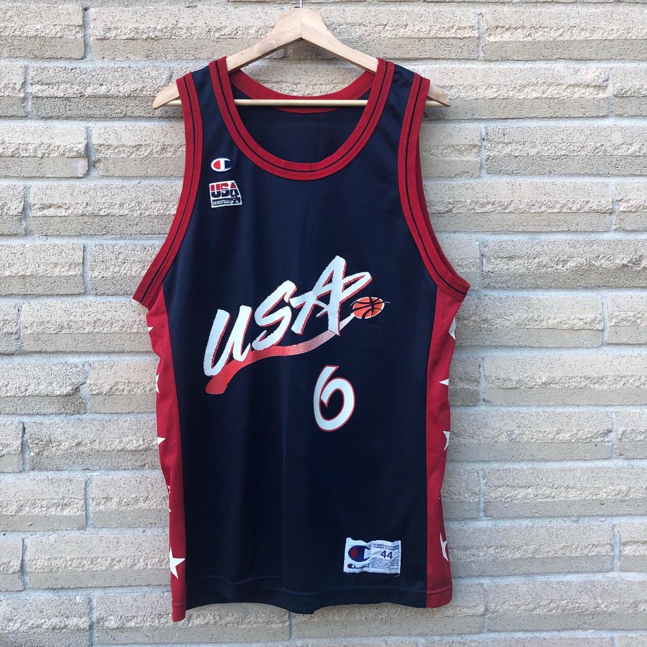 Vintage Team USA Penny Hardaway Champion Jersey Mens 