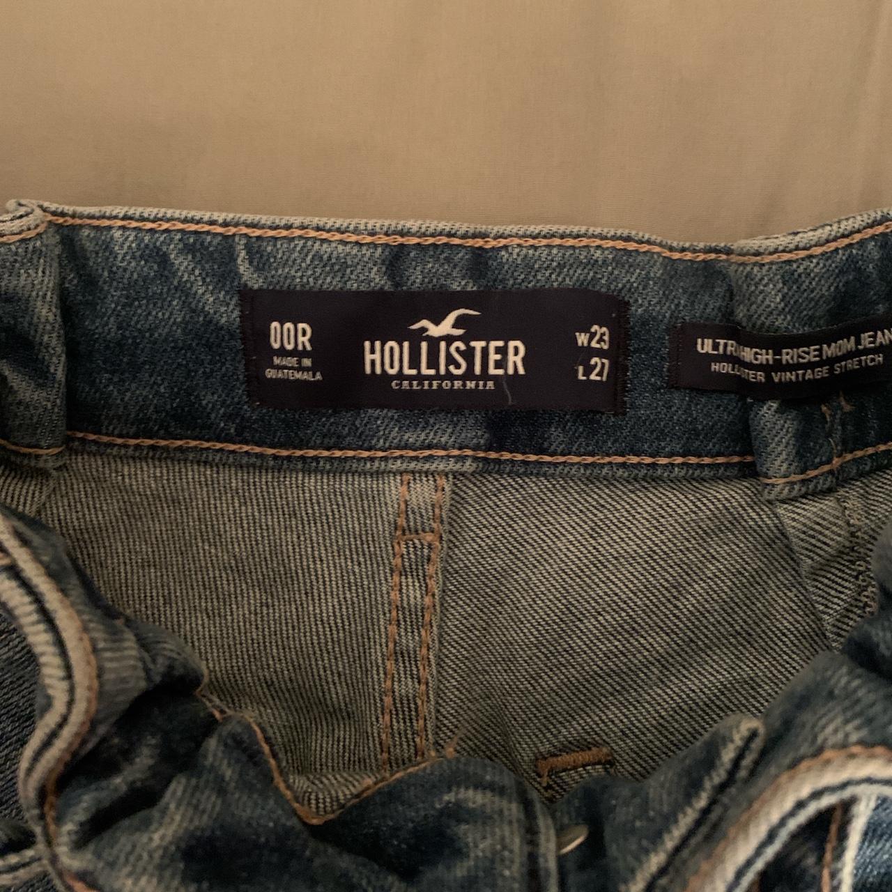 hollister ultra high rise mom jeans