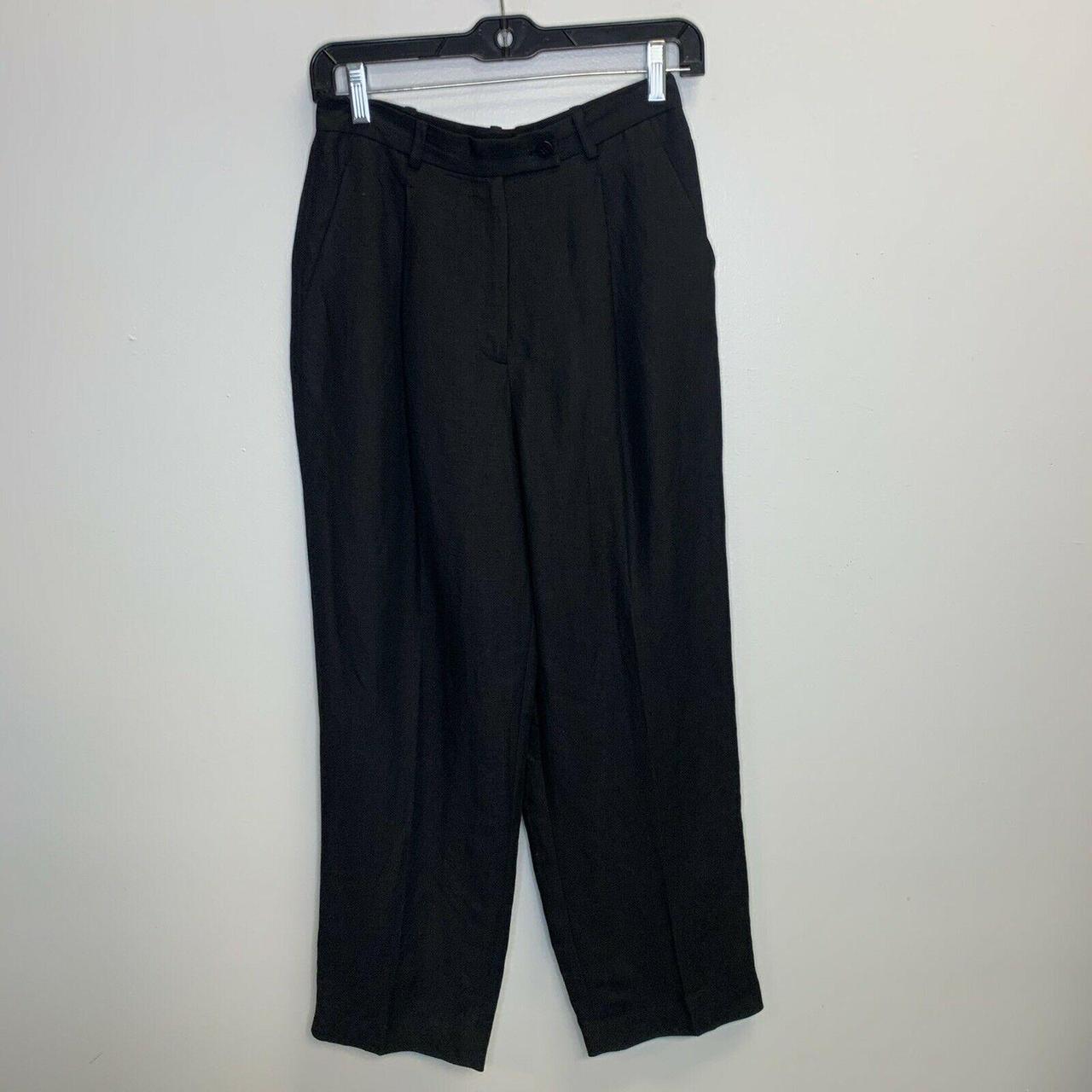 petite black dress pants