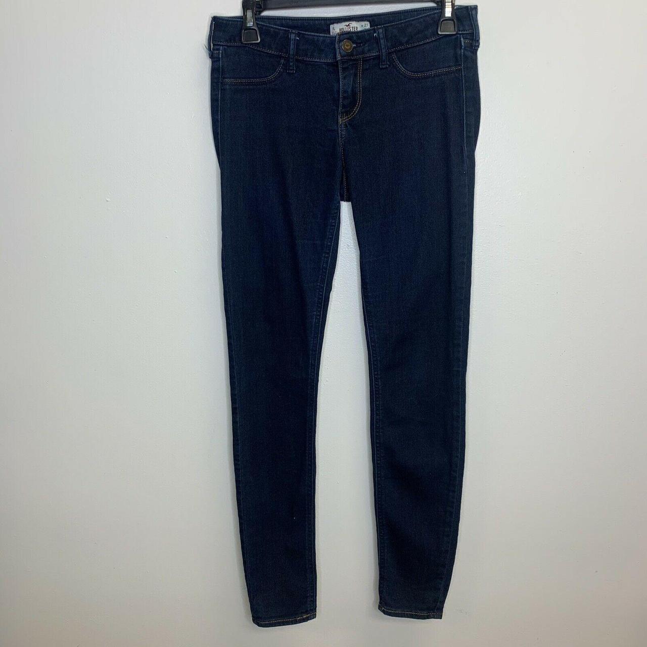 hollister dark wash jeans