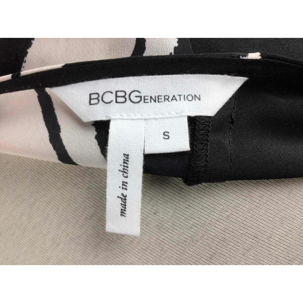 Product Image 2 - BCBGeneration Peach Black Polyester Striped