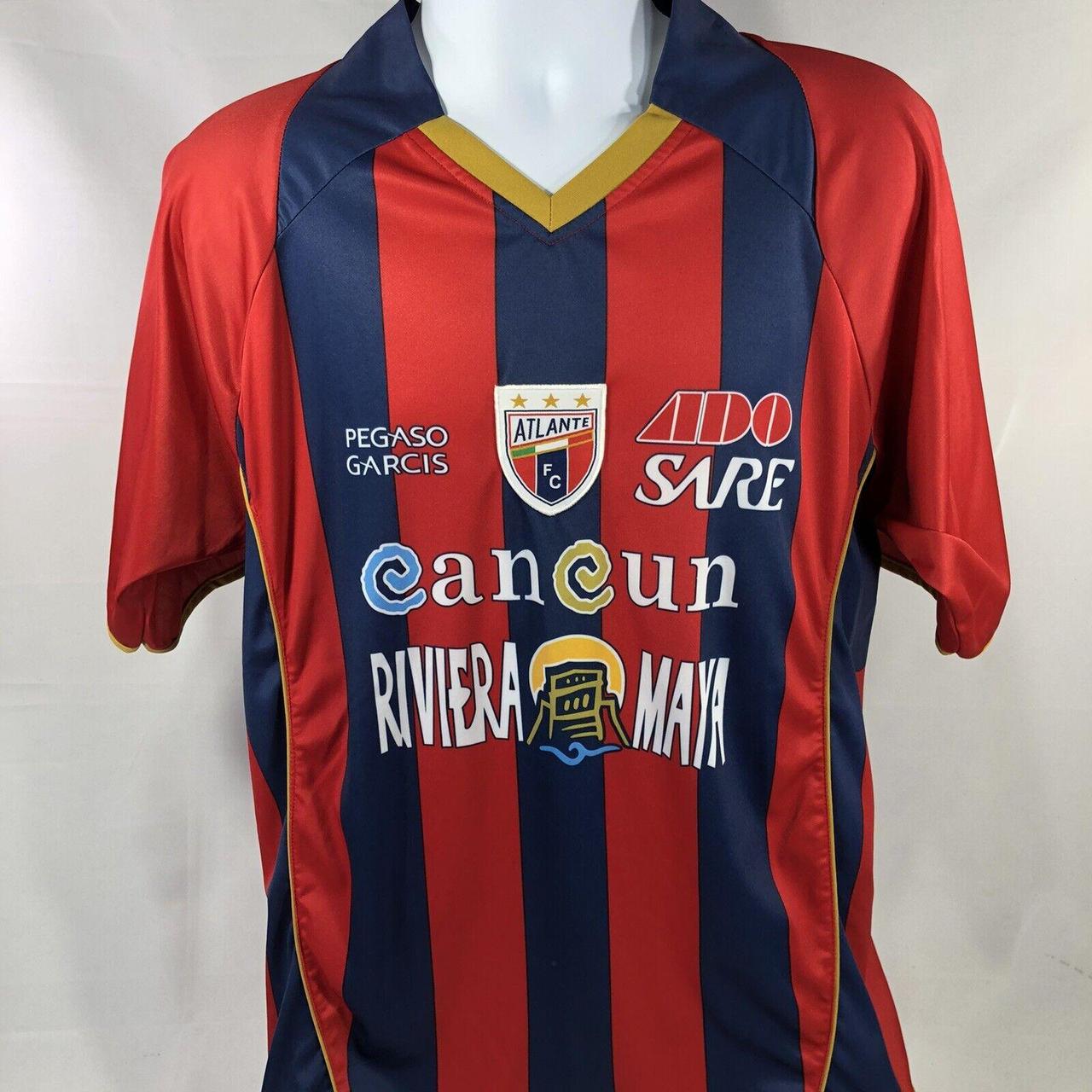 Vintage Atletica Atlante FC Home Soccer Jersey Men's... - Depop