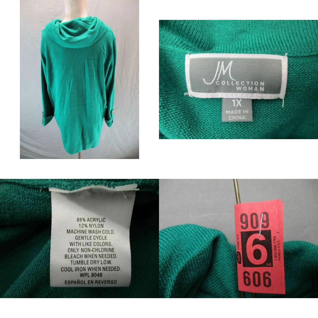 EF Collection Women's Green Sweatshirt (4)