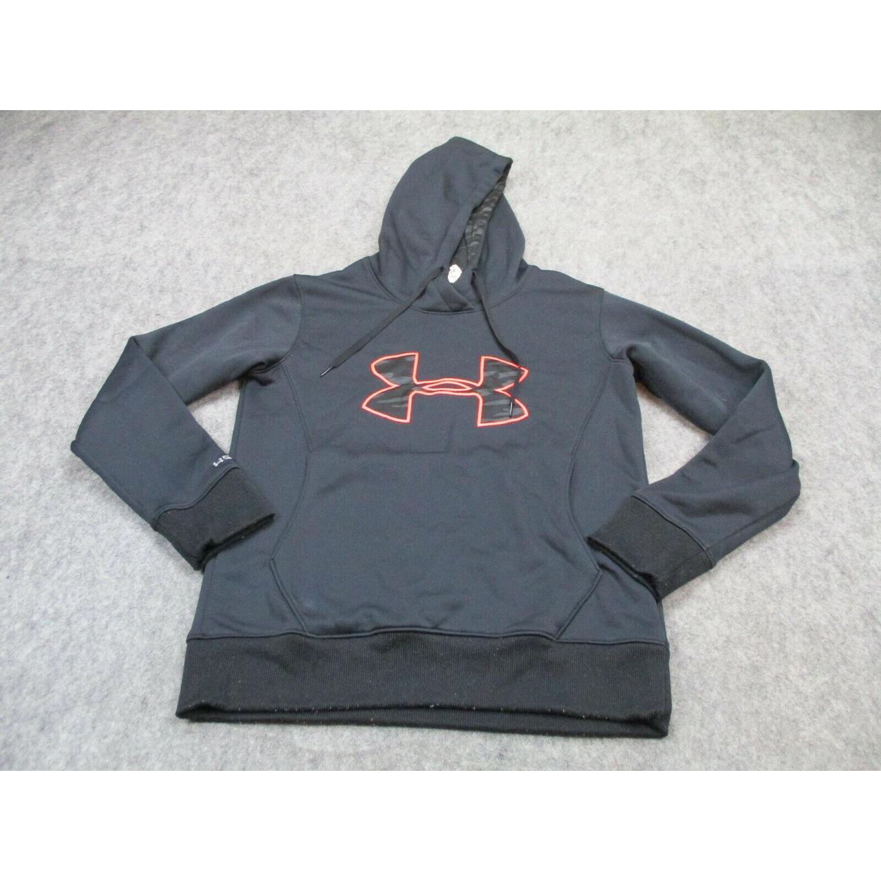 under armour red and black plaid hoodie