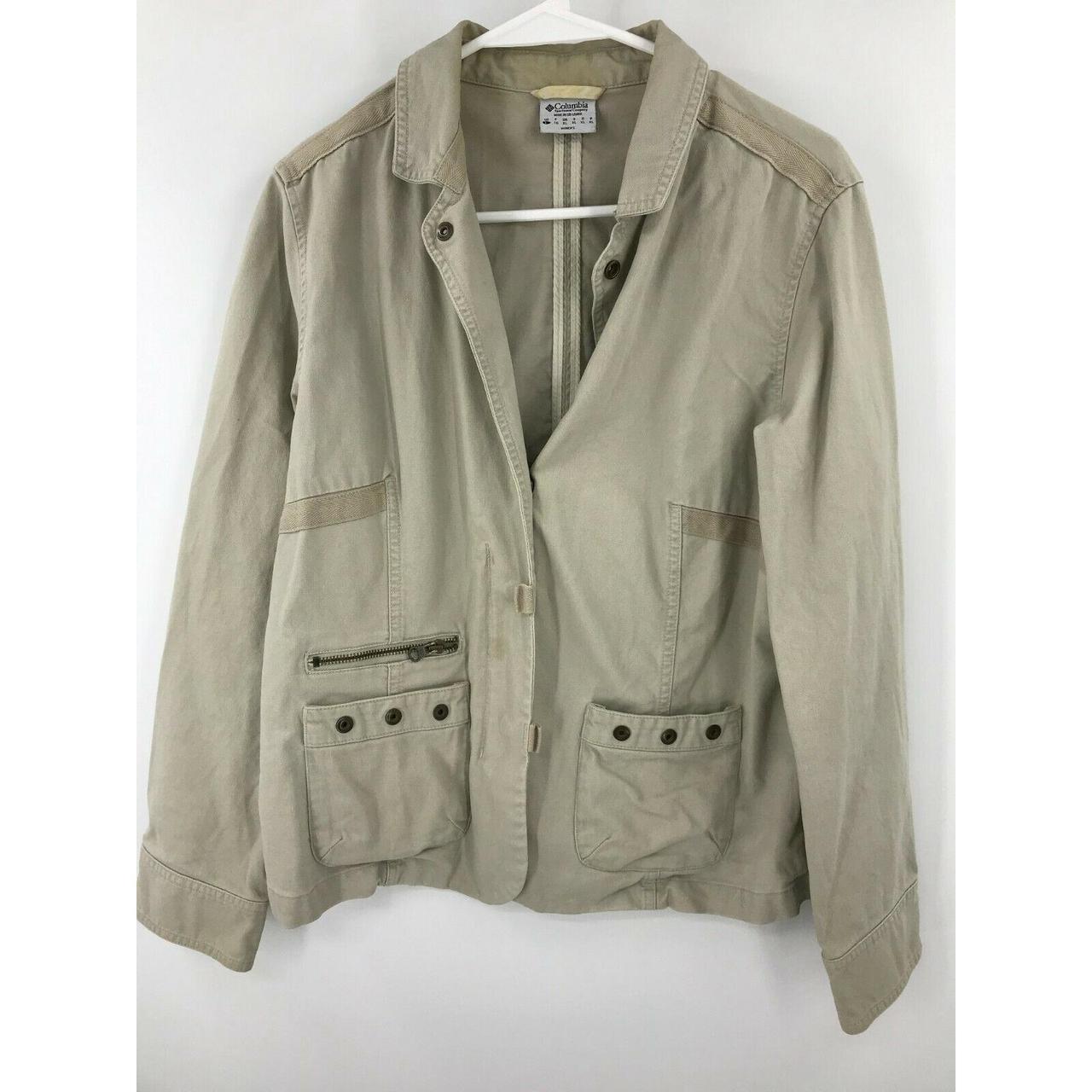 columbia button up jacket