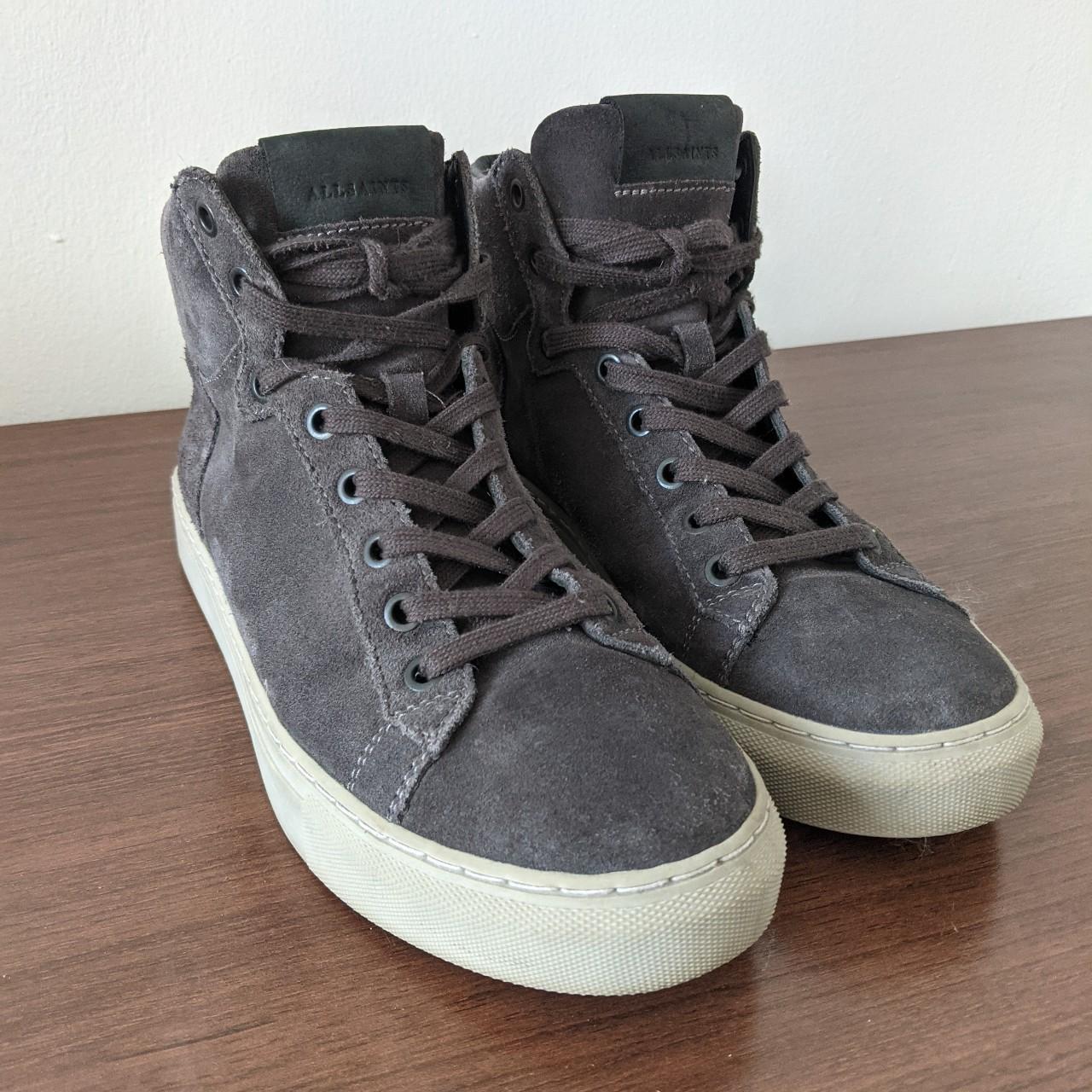 Used allsaints high top sneakers. I bought these... - Depop