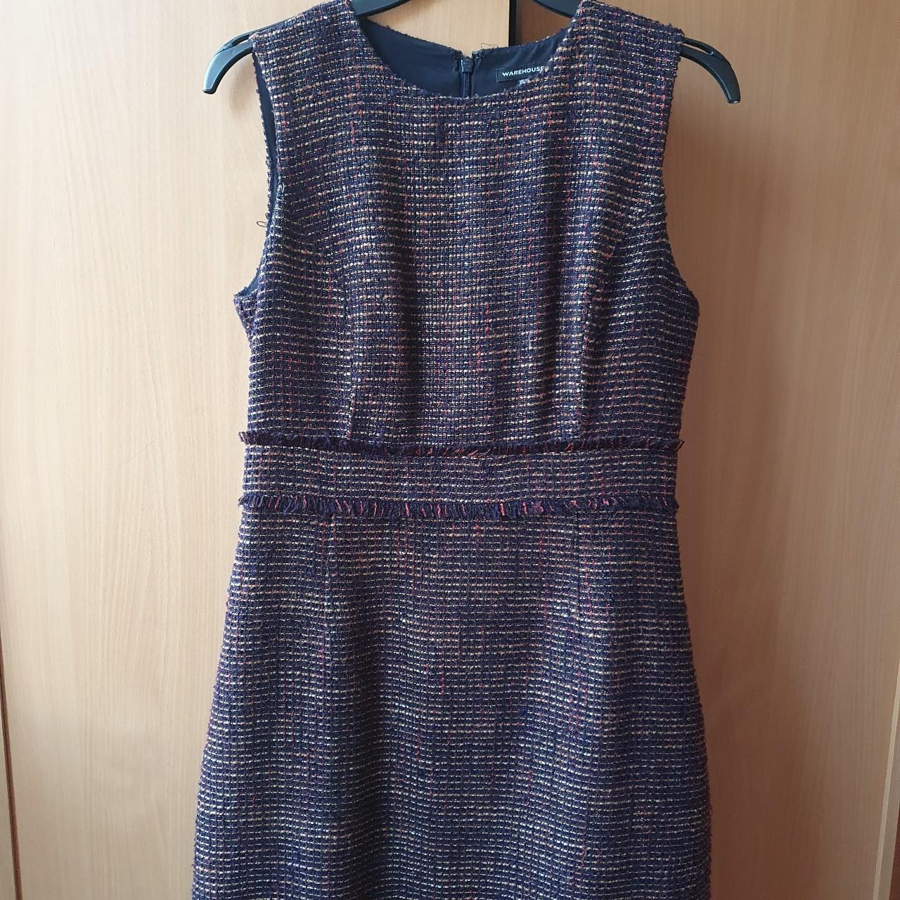 Warehouse tweed hot sale dress