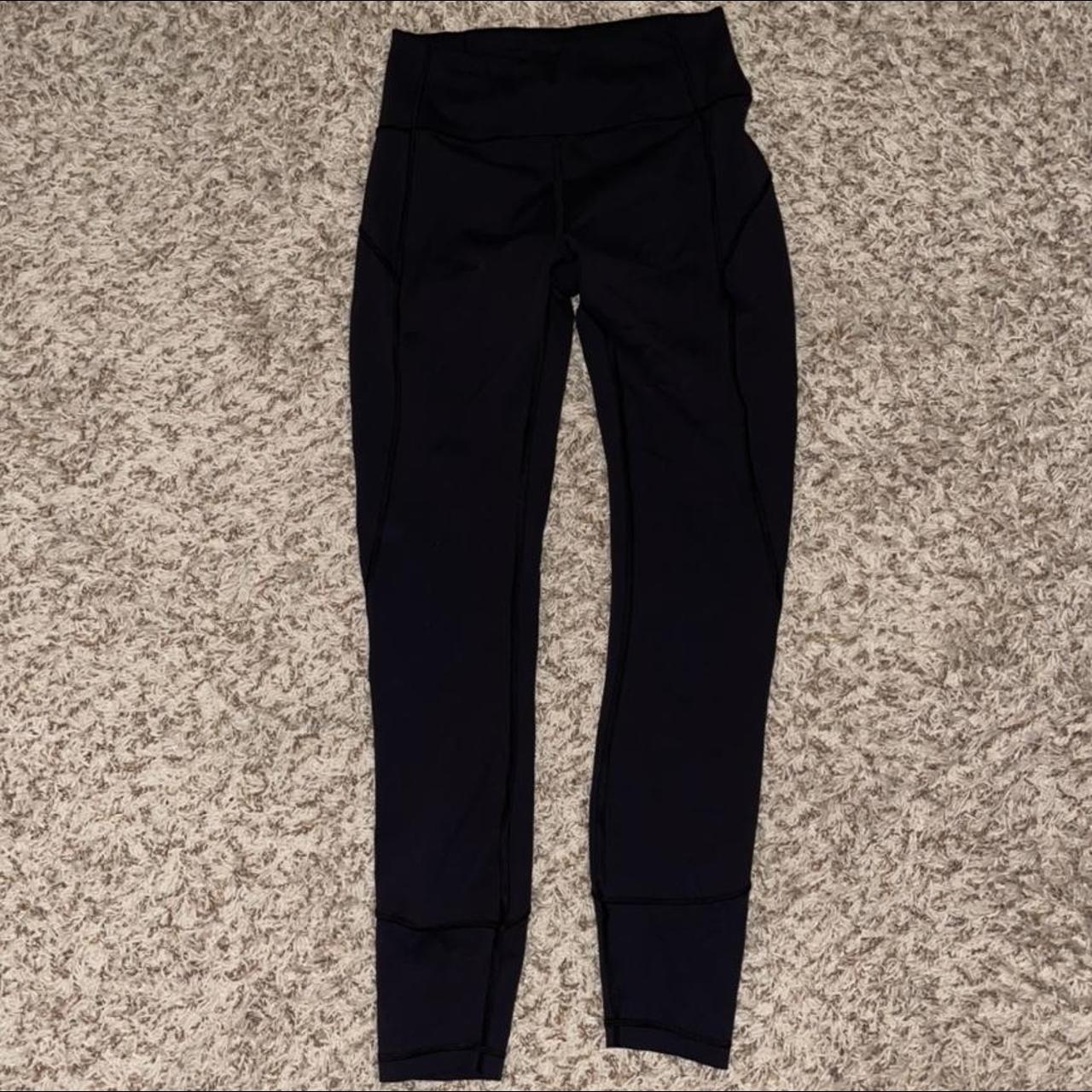 Lululemon In Movement Tight 25 with a hidden back - Depop