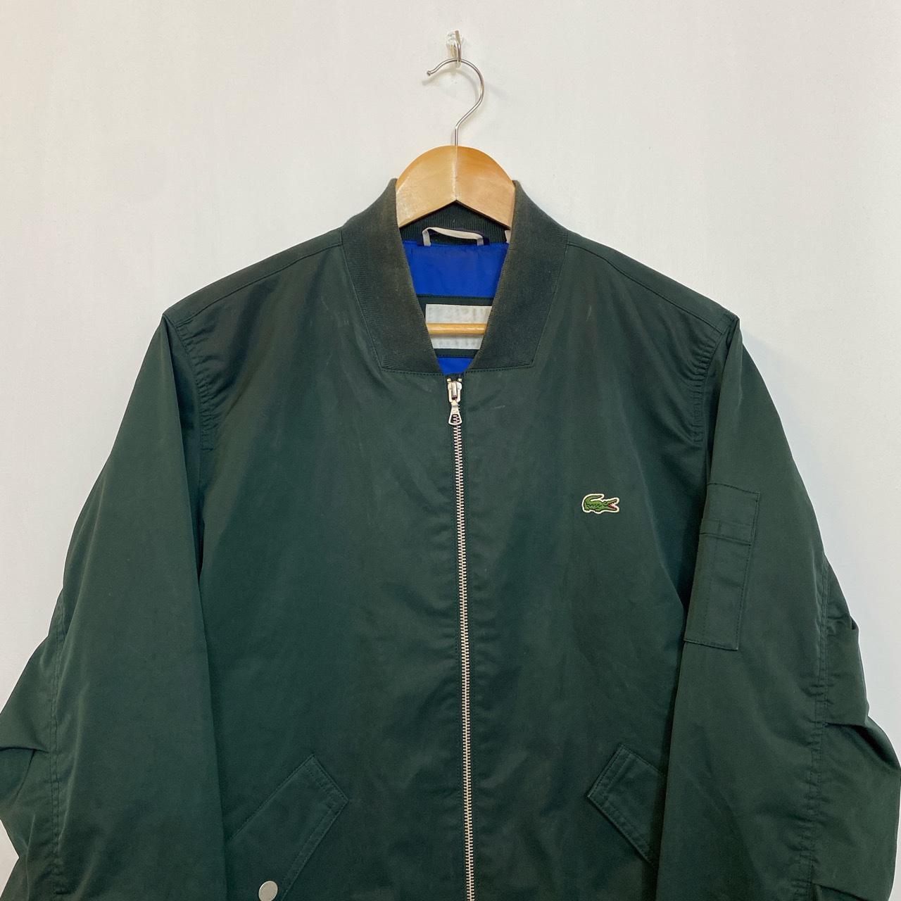 Lacoste bomber deals jacket green