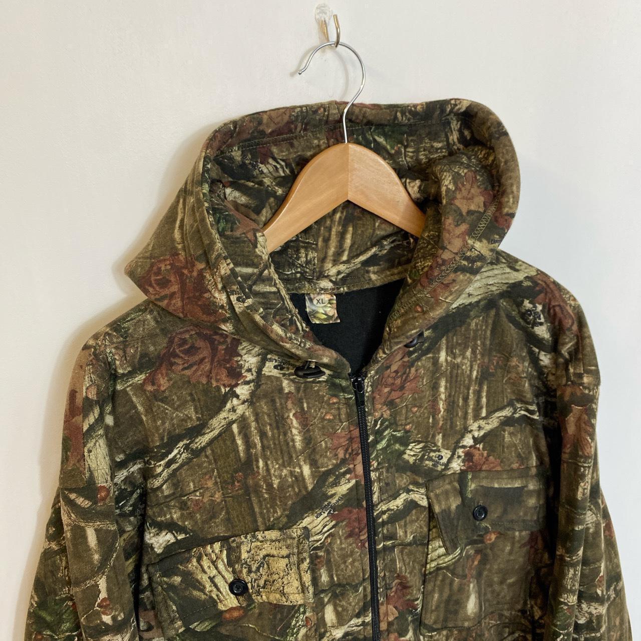 Tree Camo Utility Padded Hooded Coat 📍Size - XL... - Depop