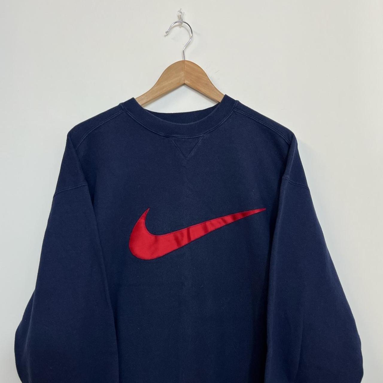 nike blue and red sweatshirt