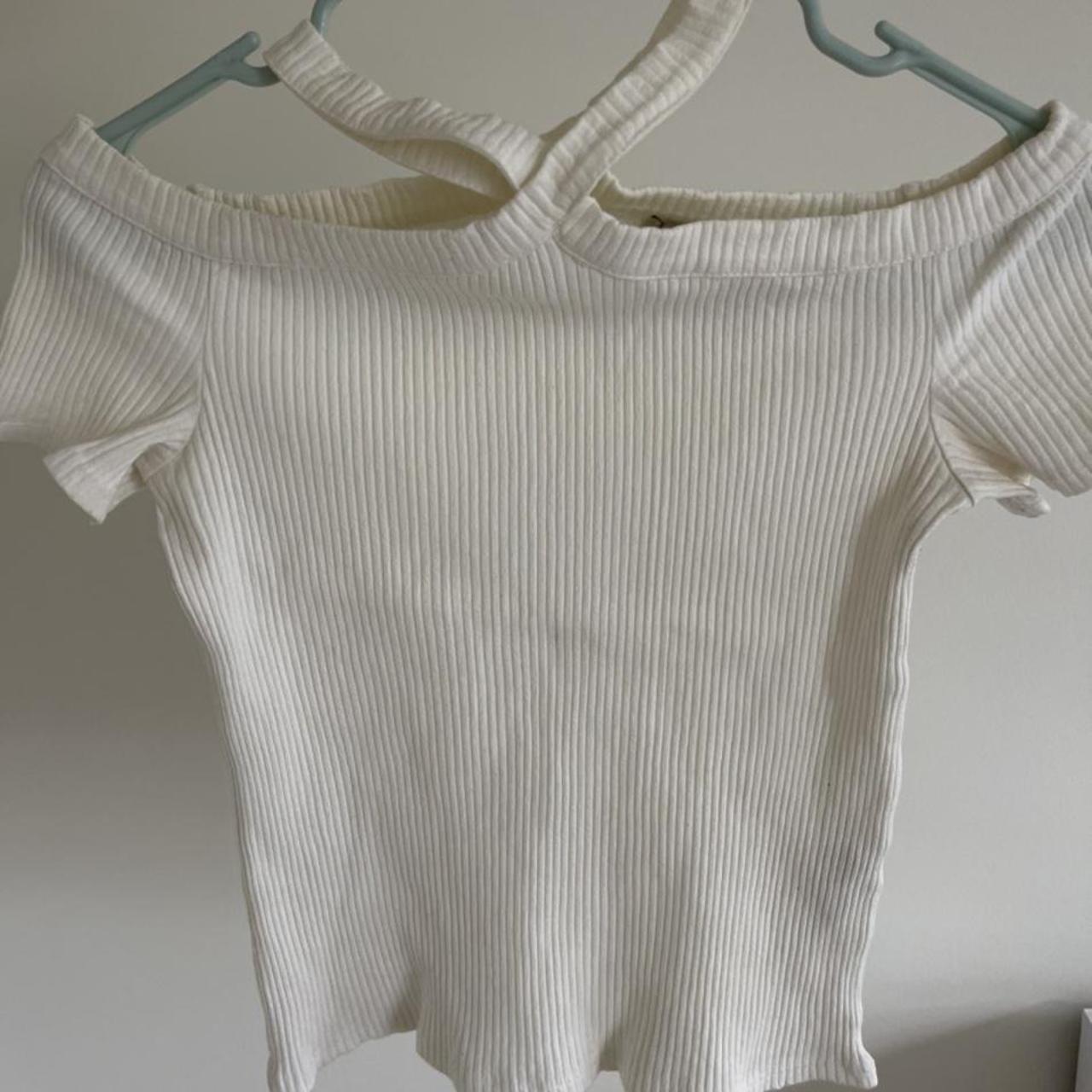 Zara Women's White Top Depop