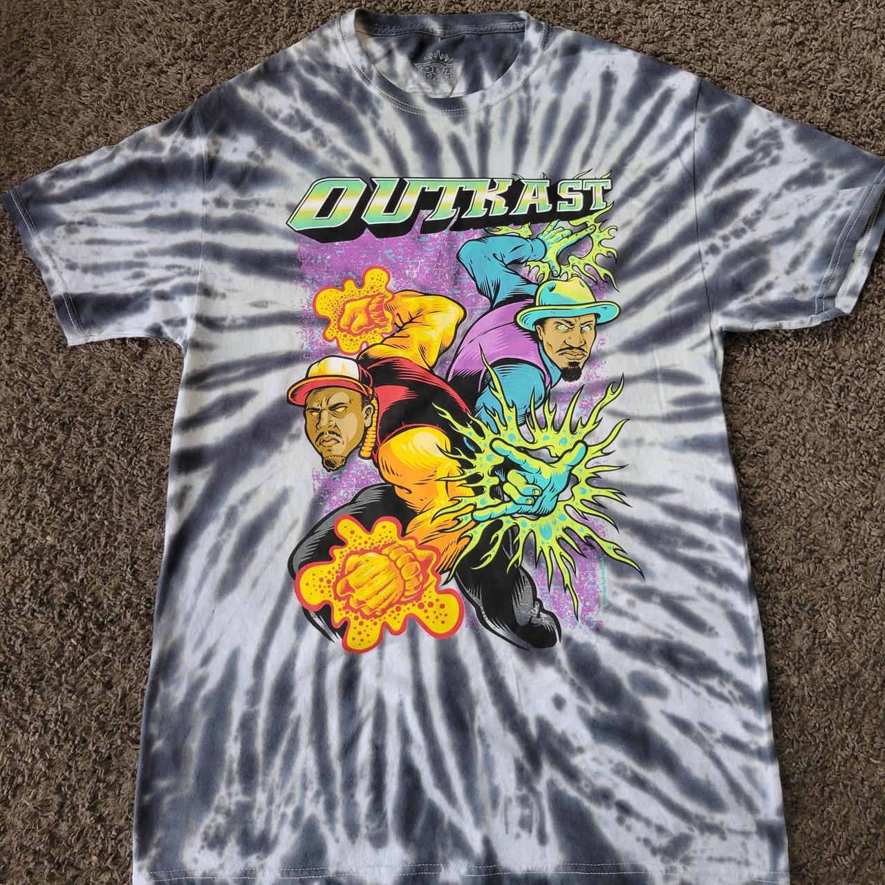 outkast t shirt tie dye