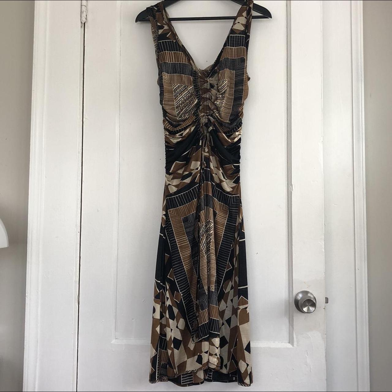 Jean Paul Gaultier Maille Femme geometric mesh print... - Depop