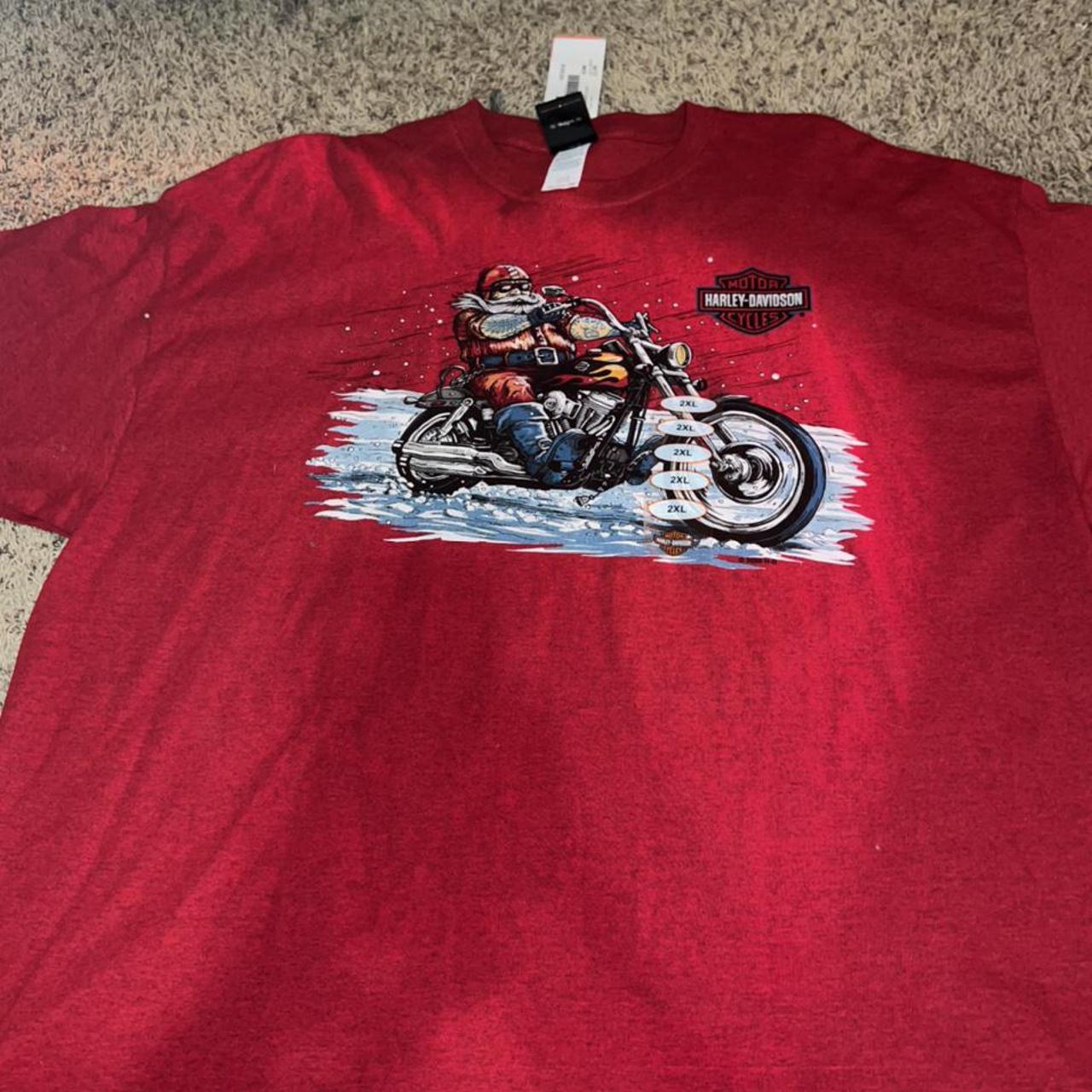 harley davidson christmas shirt