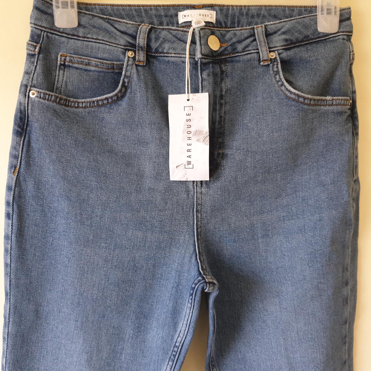 Warehouse Blue Denim Bootcut Jeans Sz 14 New New... - Depop