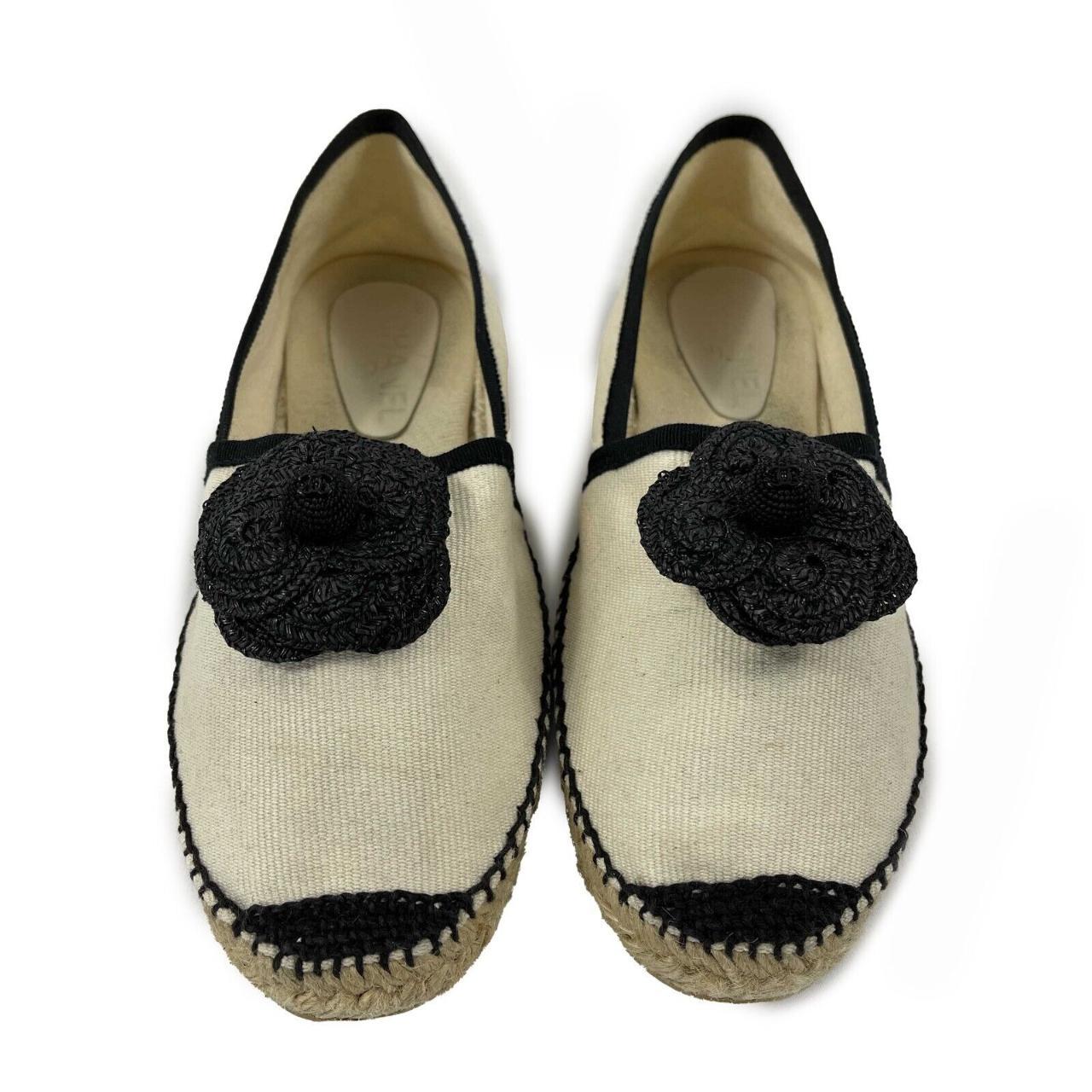 Chanel sales grosgrain espadrilles