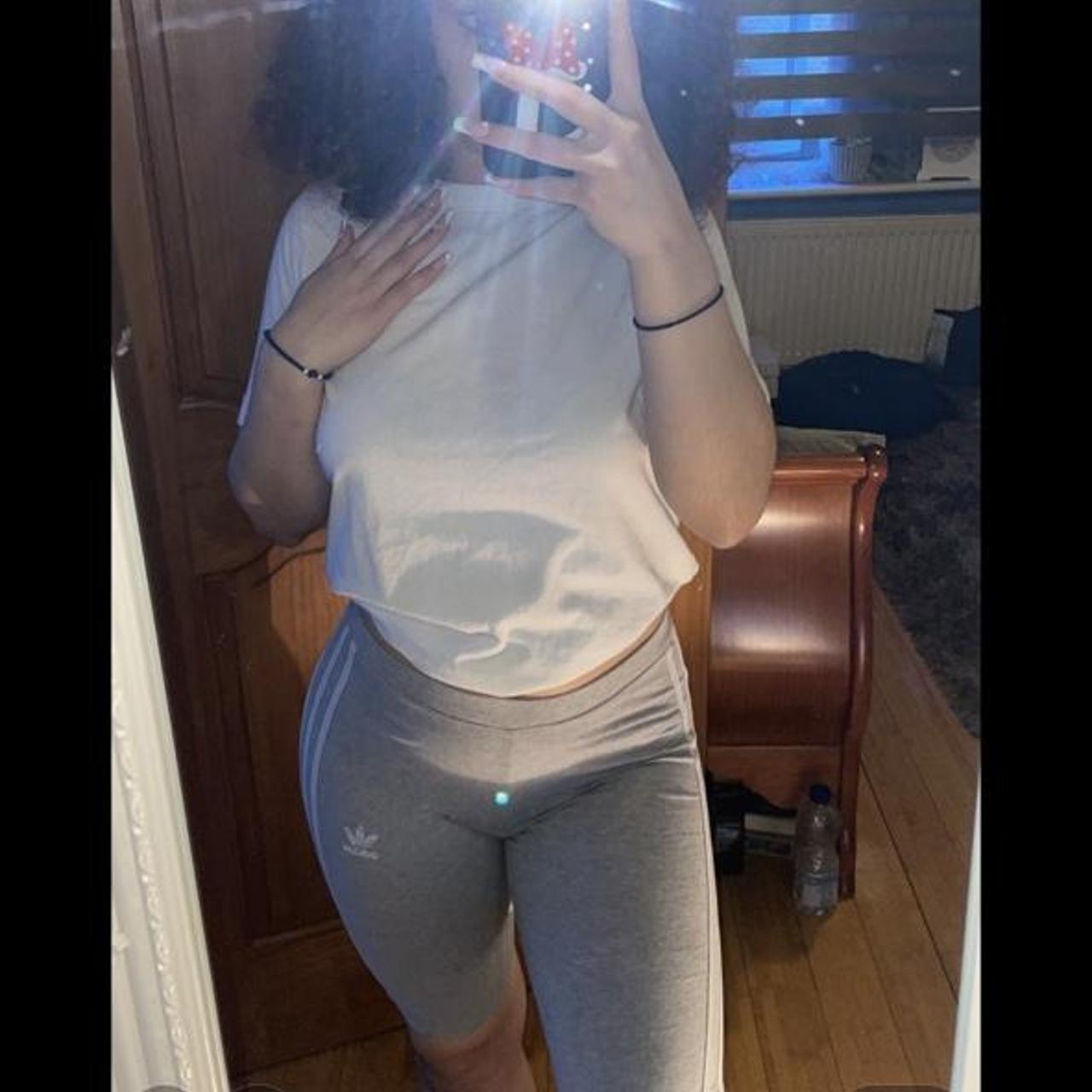 grey adidas cycling shorts