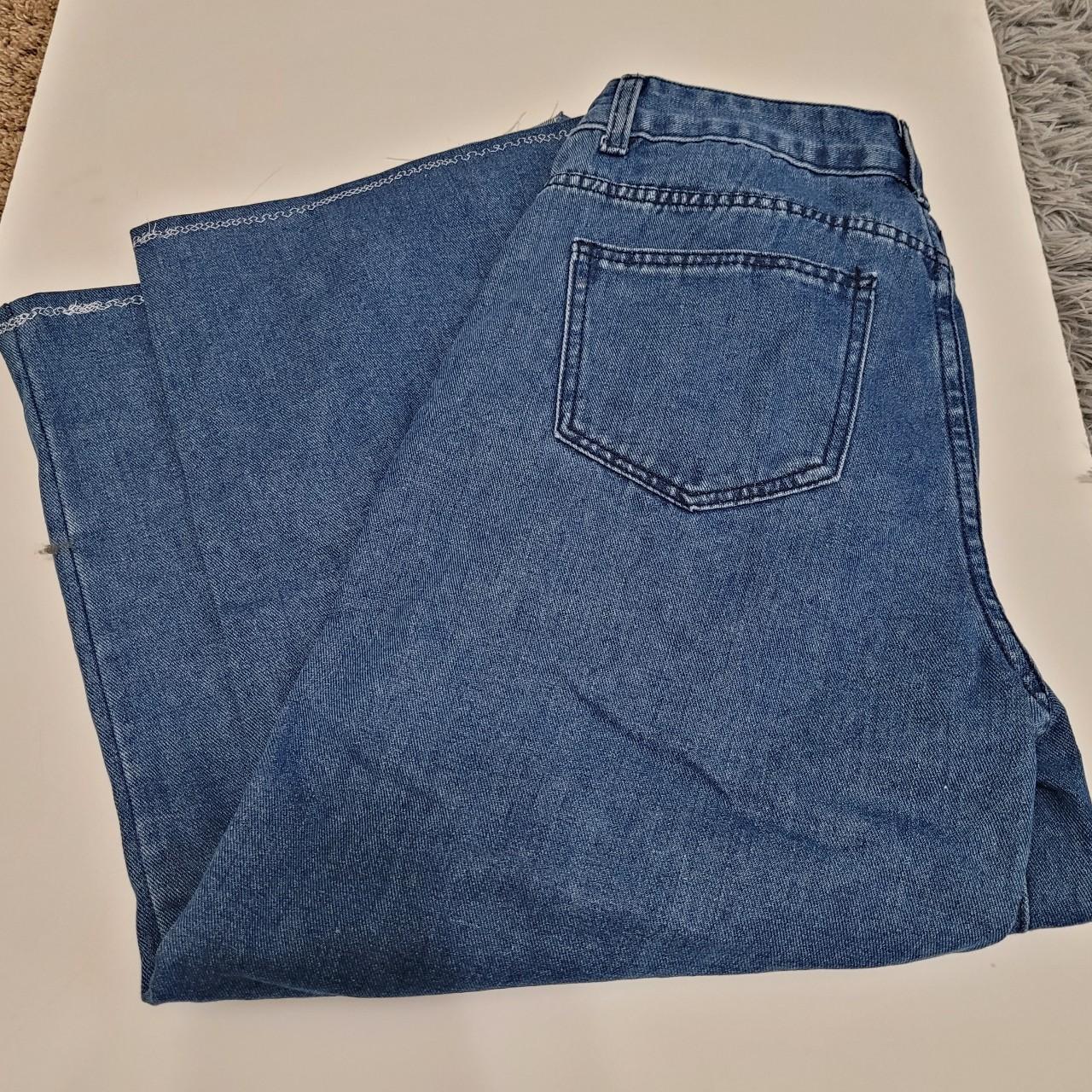 Baggy Blue jeans wide leg From Amazon Himmed Size... - Depop