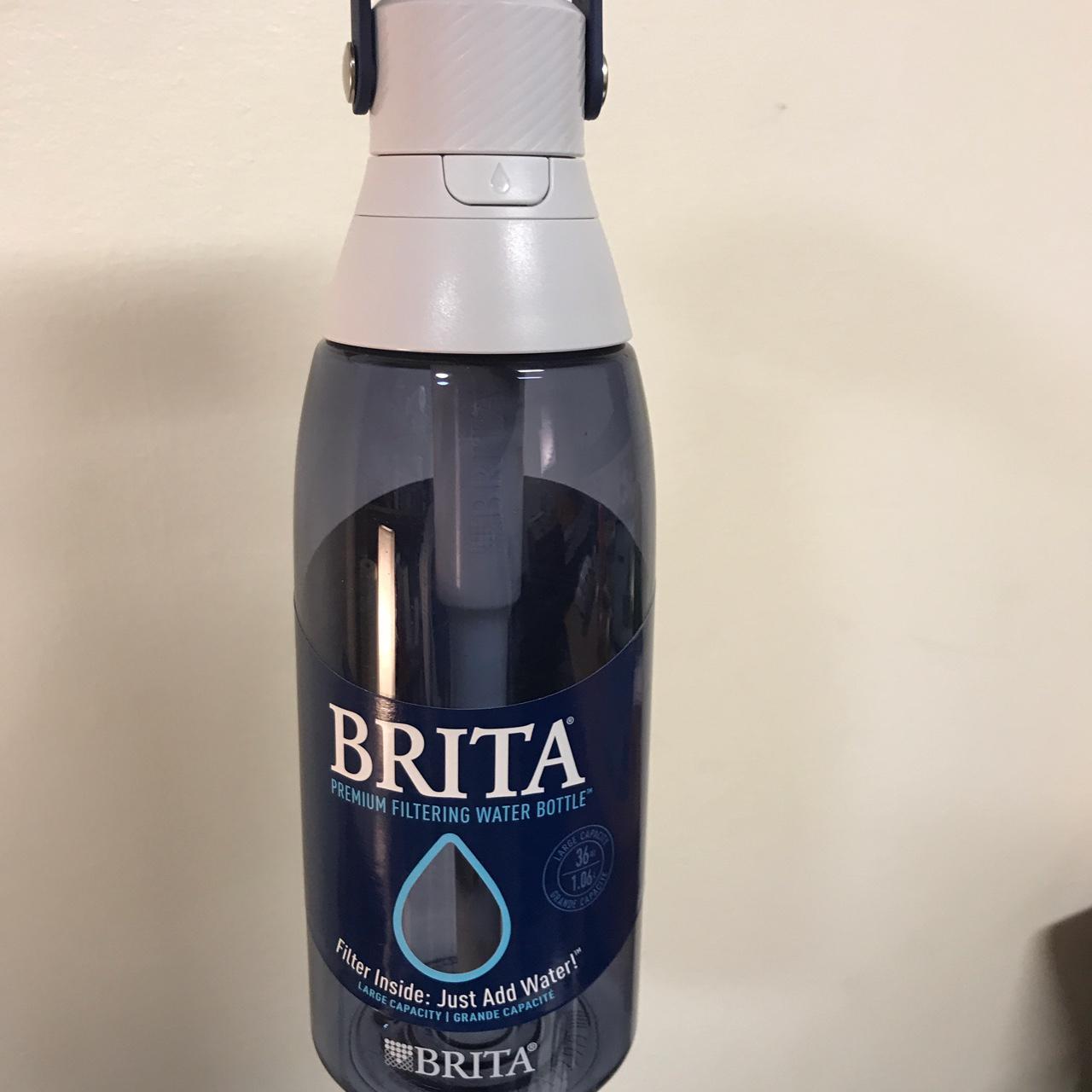 Brita Bpa Free Water Bottle Bottle Hard-Sided Plastic Premium Filtering Water Bottle, BPA-Free, Reusable, Filter Lasts 2 Months * Gallons * 6 Filte Water Bottle With Filter