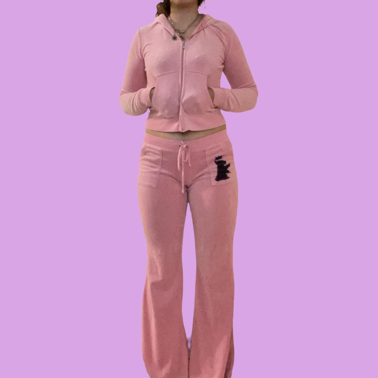 Light Pink Juicy Couture Tracksuit Velour Material Depop 2732