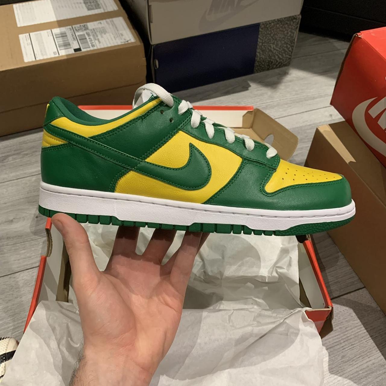 Nike dunk Brazil Size 8.5 Brand new condition,... - Depop