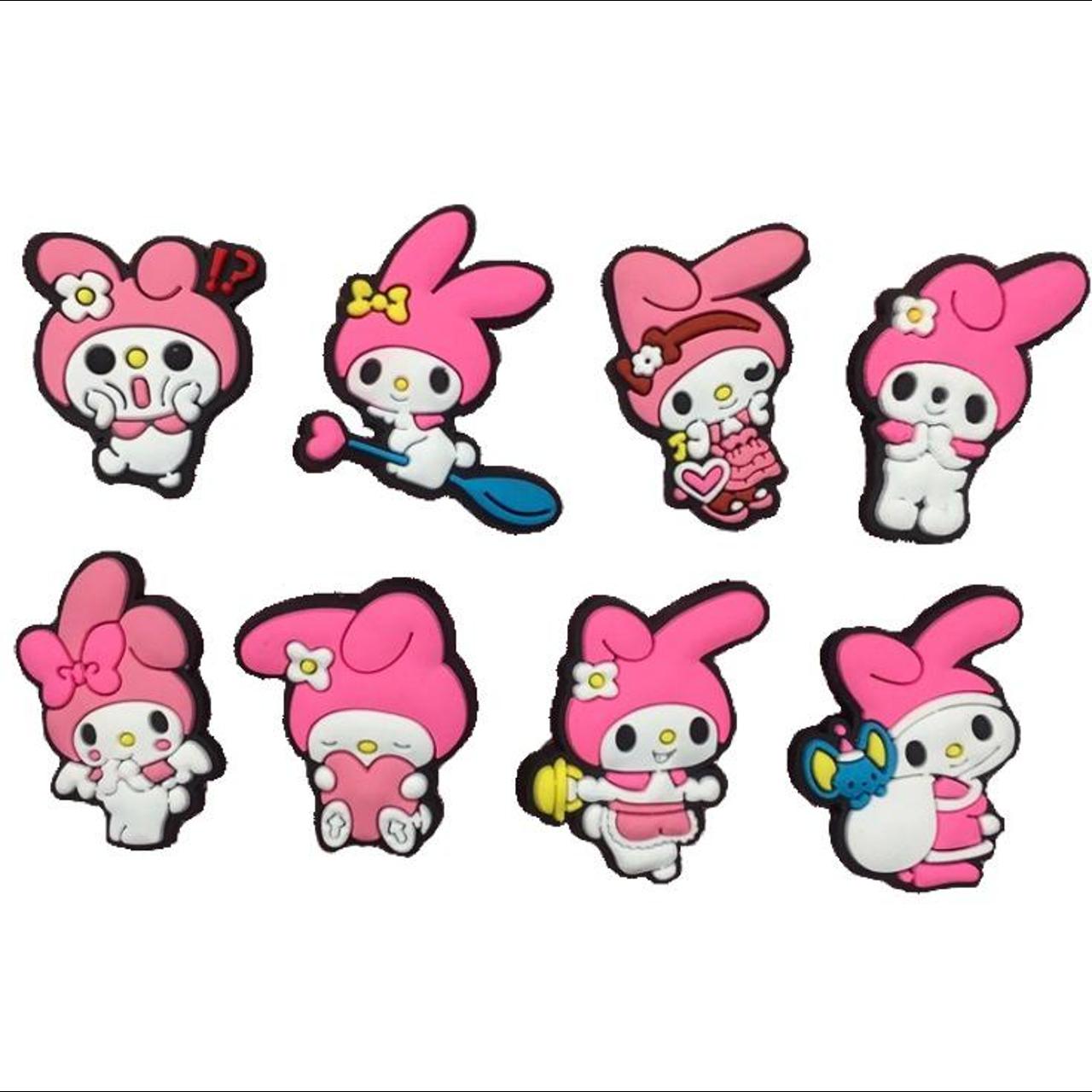 8Pc My Melody Croc Charm Set Brand New Unbranded 2... - Depop