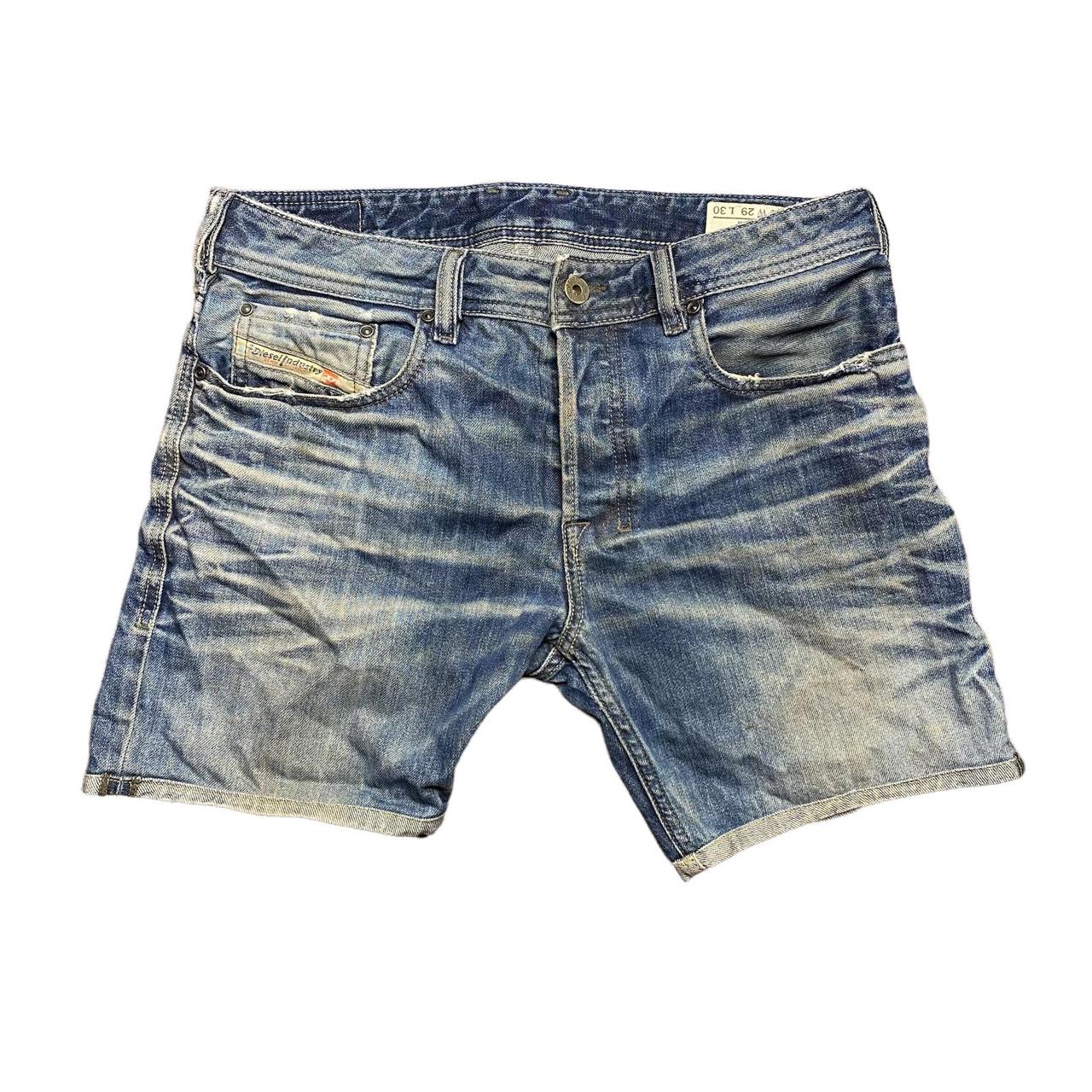 Diesel Women's Blue Shorts | Depop