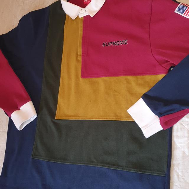 Supreme 7's Rugby Cardinal Top - Multicolor - Size - Depop