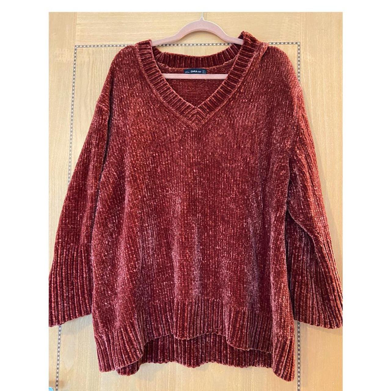 Product Image 1 - Zara oversized velvet knit. 

In