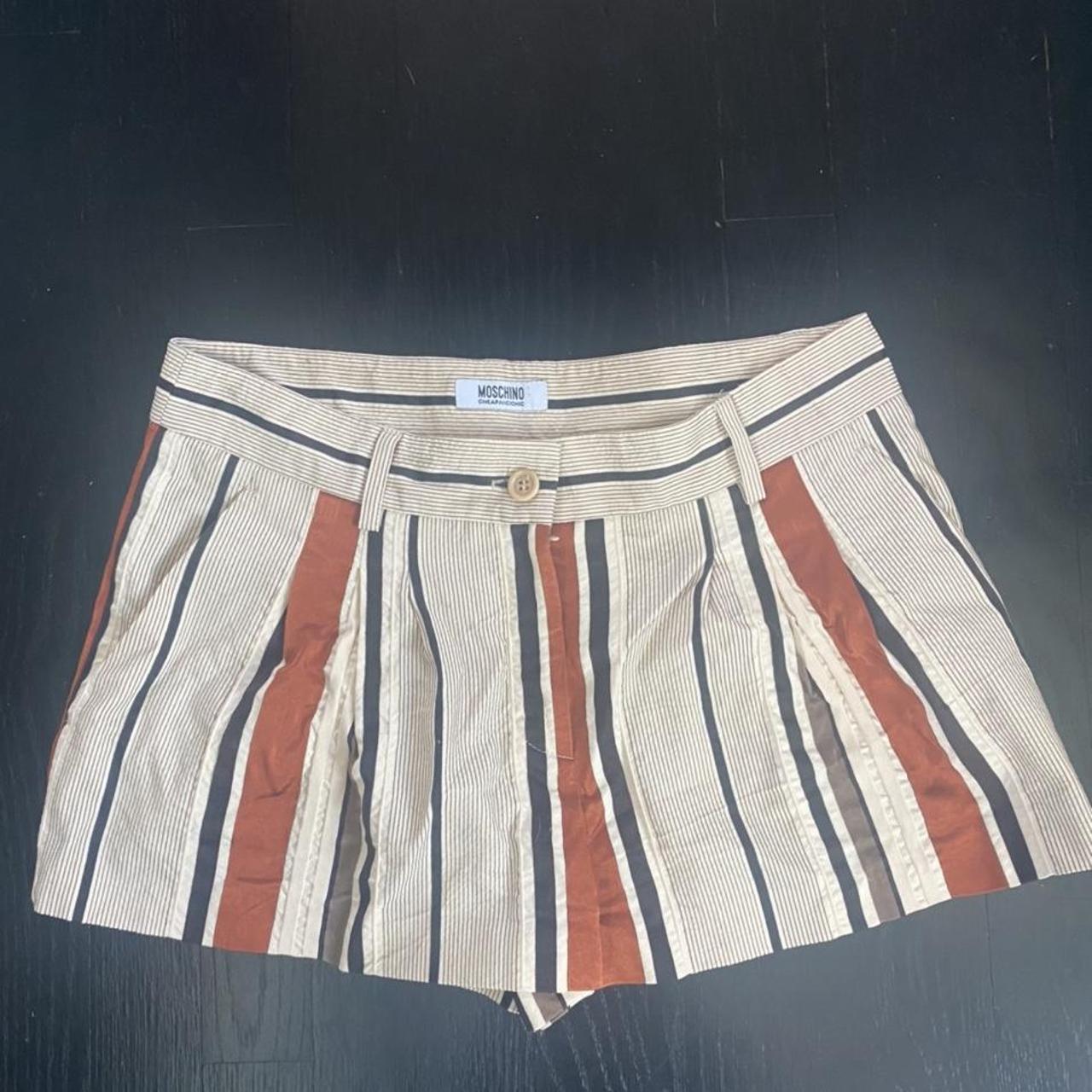 Moschino Cheap & Chic Women's Tan and Orange Shorts