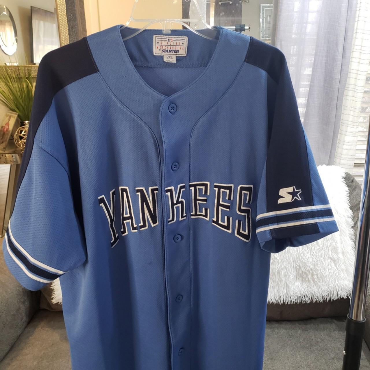 Vintage 90s New York Yankees Starter Baseball Jersey... Depop