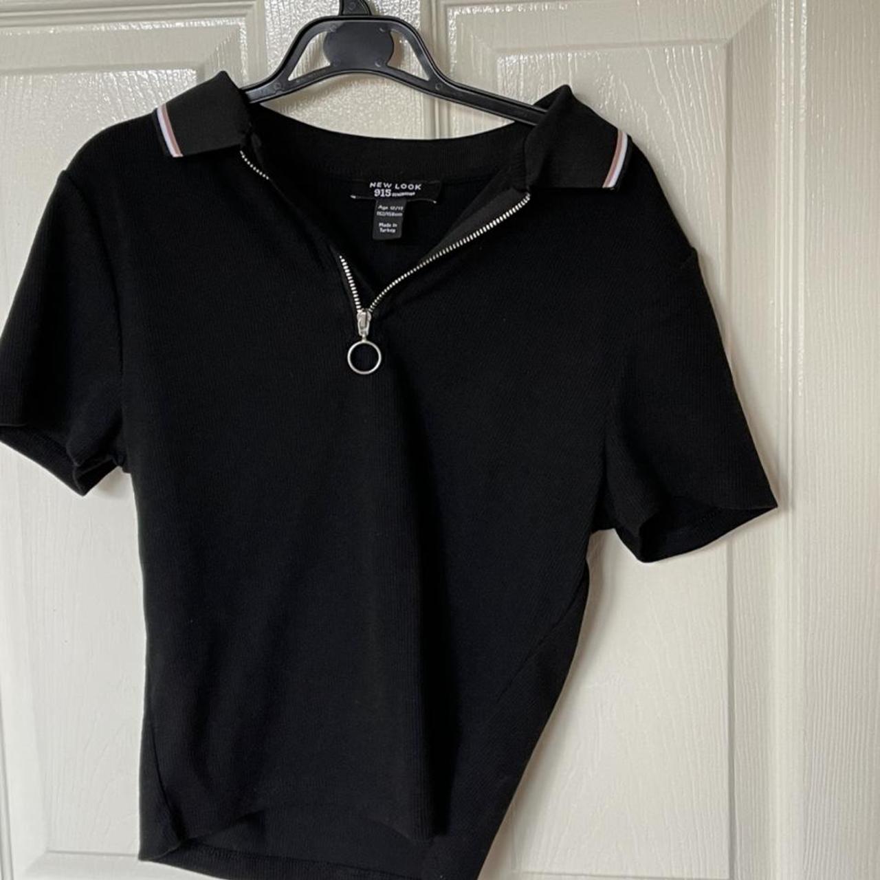 new look black cami top size small (age 1213) worn... Depop