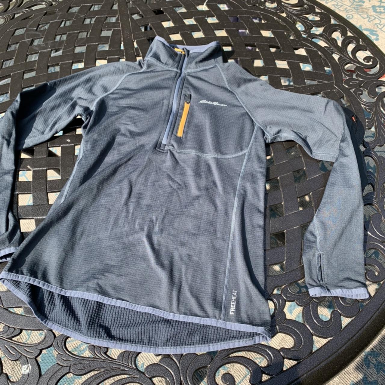 Eddie Bauer Women's Grey and Yellow | Depop