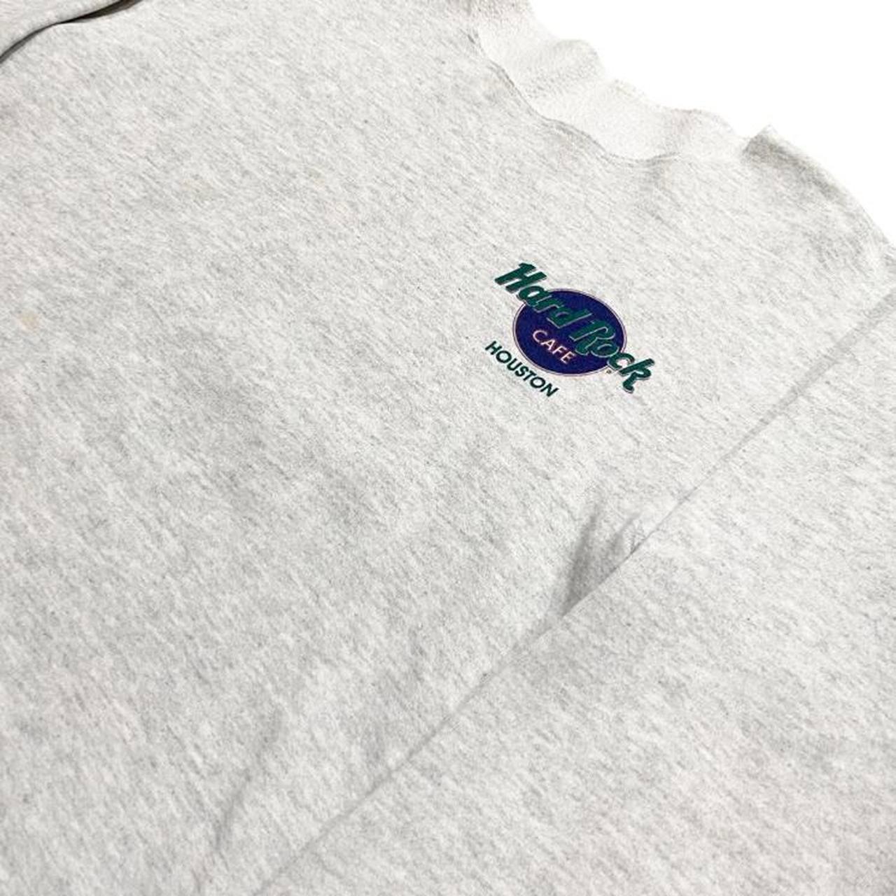 VINTAGE HARD ROCK CREWNECK SWEATER... Depop