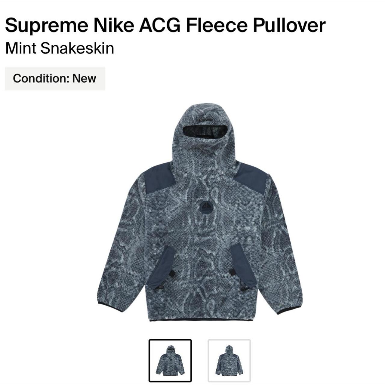 Supreme Nike ACG Fleece Pullover, Mint...