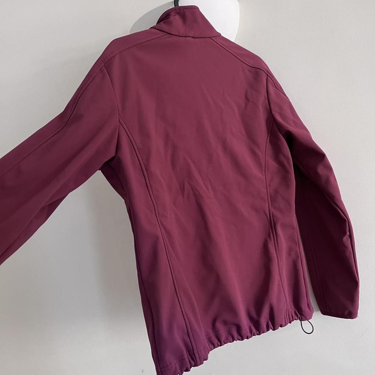 Kathmandu soft shell jacket in pink with fleece... Depop