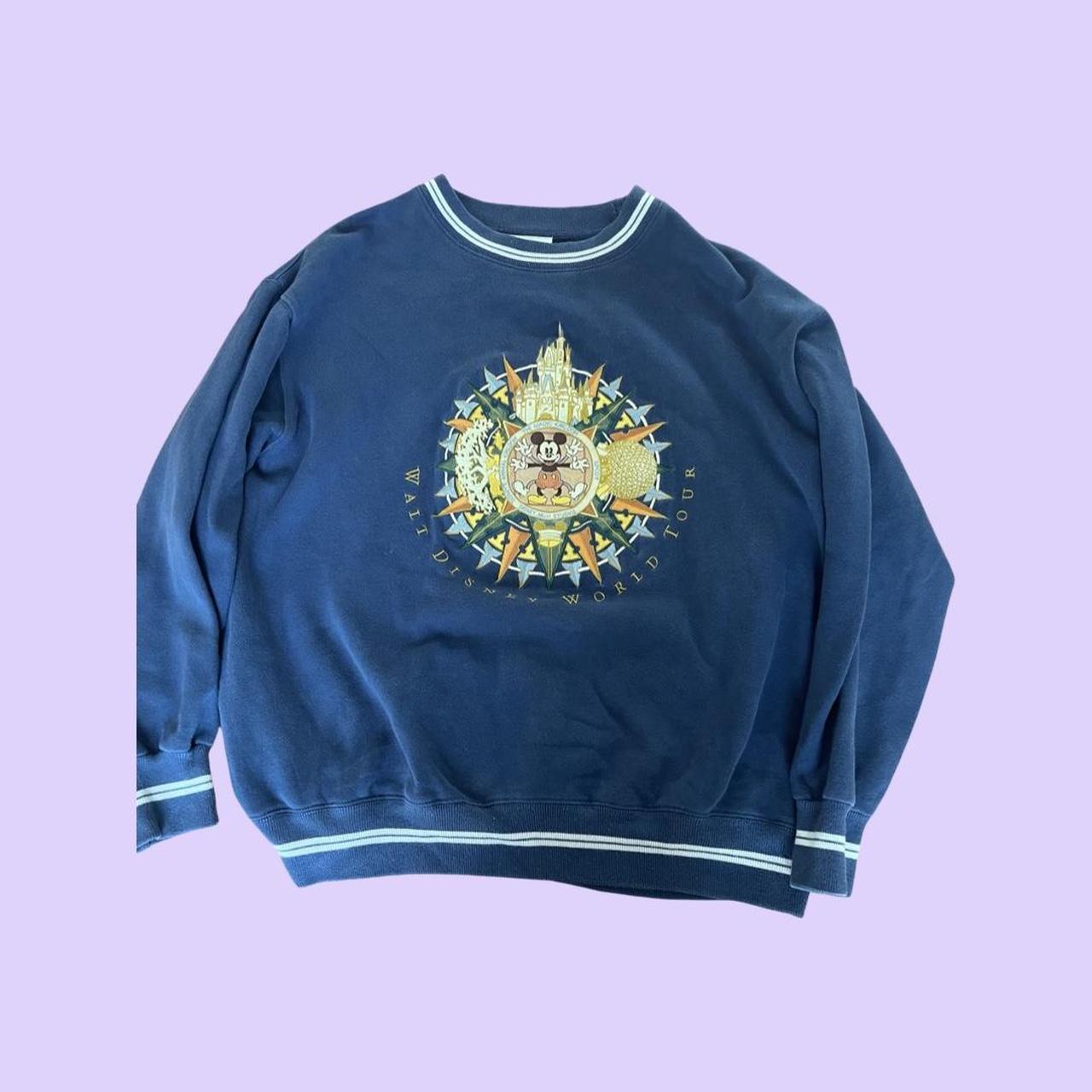Rare 90s Walt Disney World Tour Sweater Depop