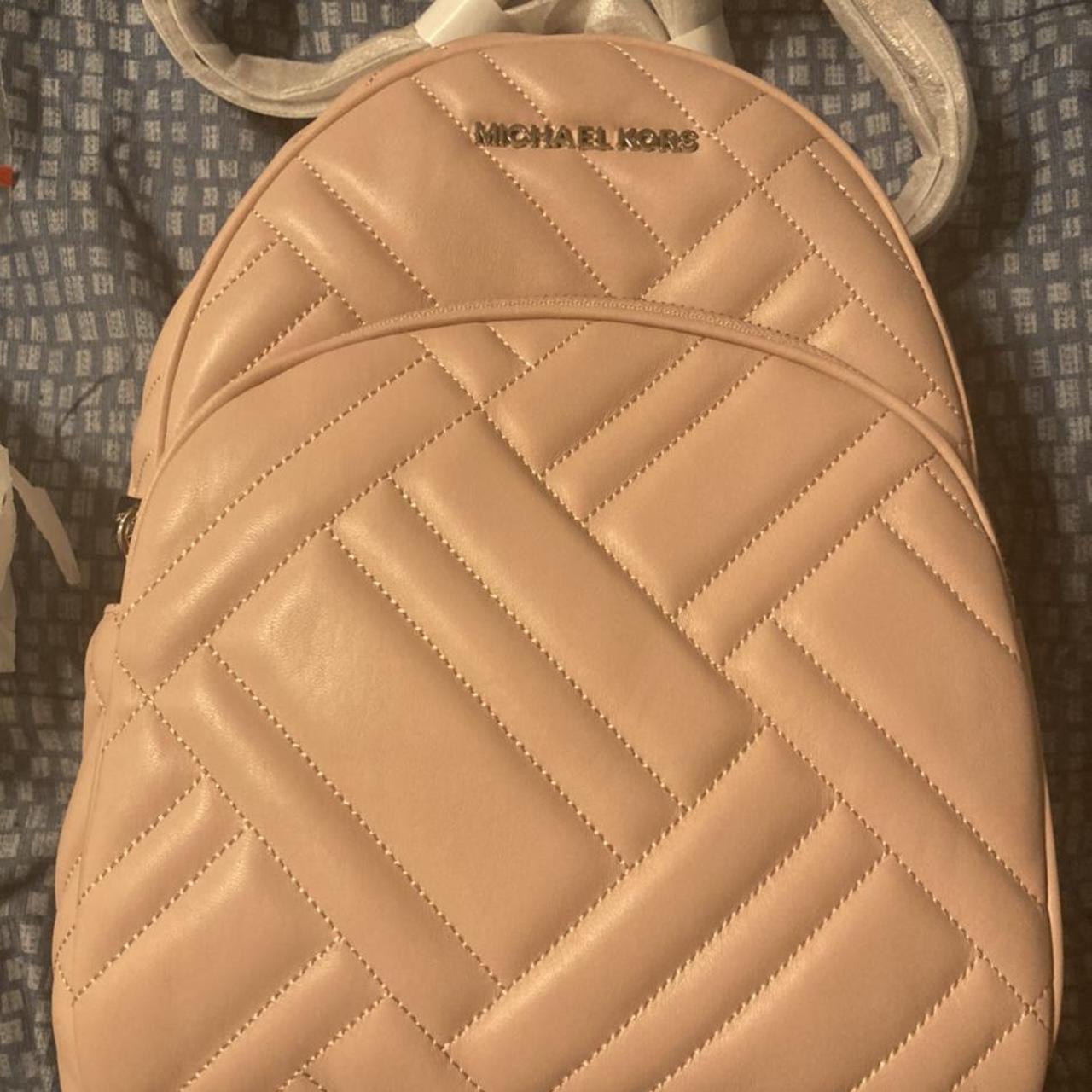 Michael kors discount abbey quilted backpack