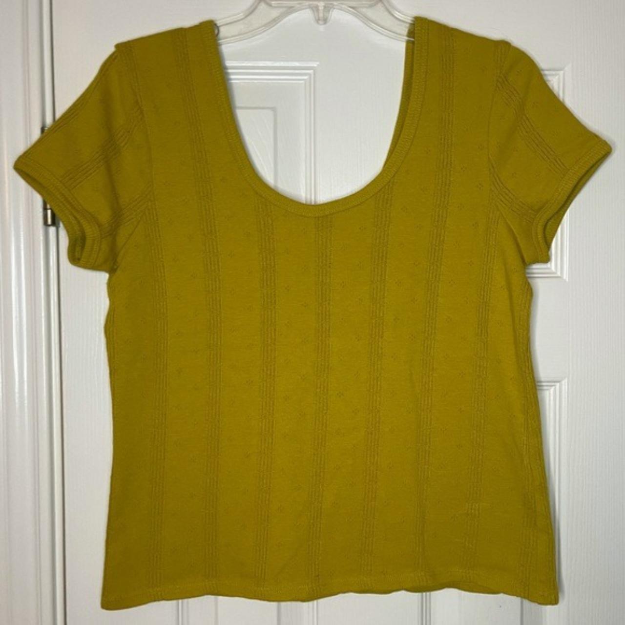 EUC Madewell Pointelle Ribbed Scoop Neck... - Depop